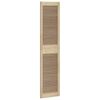 vidaXL Porte de Cabinet avec porte 2 pcs Naturel 170 x 2,1 x 39,5 cm