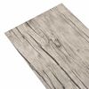 vidaXL Planches de sol 18 pcs Gris 5,26 m&sup2; PVC