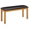 vidaXL Banc de salle &agrave; manger 95 x 32 x 45 cm Bois de ch&ecirc;ne massif