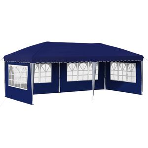 vidaXL Tente de f&ecirc;te pop-up 574 x 289 x 245 cm Bleu