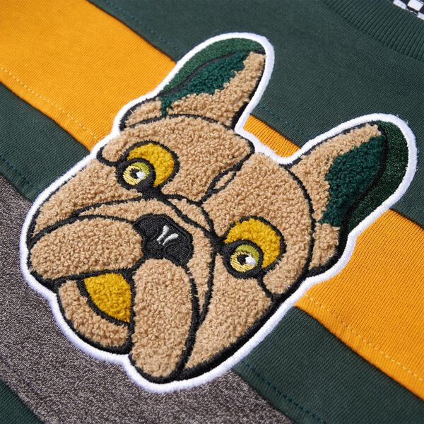 Sweatshirt pour enfants vert foncé 140