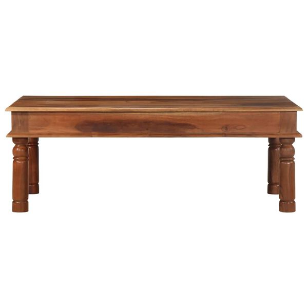 vidaXL Table basse 110x60x40 cm bois massif d'acacia