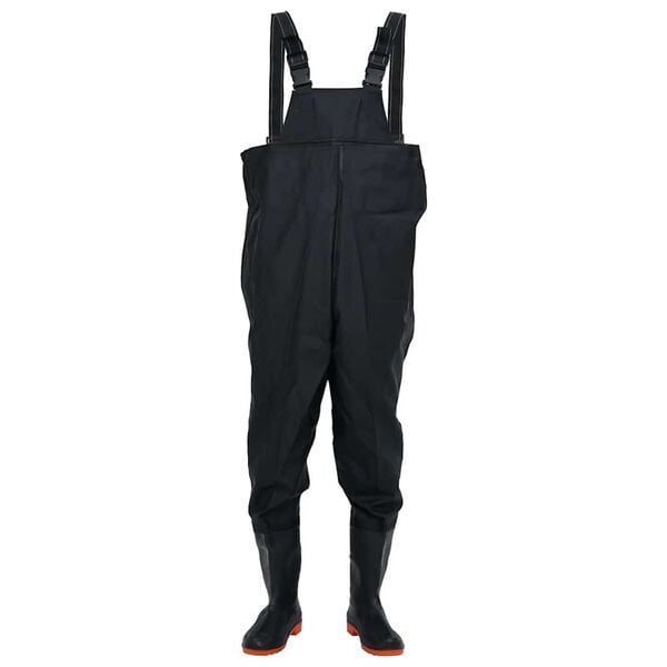 vidaXL Cuissardes avec bottes noir taille 41