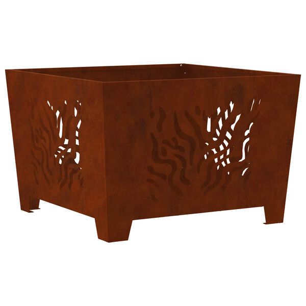 vidaXL Braise Marron 60 x 60 x 40 cm Acier