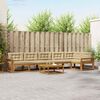 vidaXL Ensemble de canap&eacute;s d'ext&eacute;rieur 7 pcs Naturel et Beige