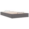vidaXL Cadre de lit ottoman sans matelas gris 120x200 cm similicuir