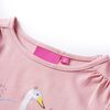 T-shirt enfants &agrave; manches longues rose clair 116