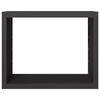 vidaXL Portant de bois de chauffage noir 100x40x80 cm acier