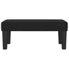 vidaXL Banc Noir 70x30x30 cm Tissu