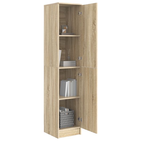 vidaXL Haut Armoire Ch&ecirc;ne Sonoma 35 x 39 x 168 cm