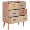 vidaXL Buffet avec 5 tiroirs Marron 60x30x78 cm MDF