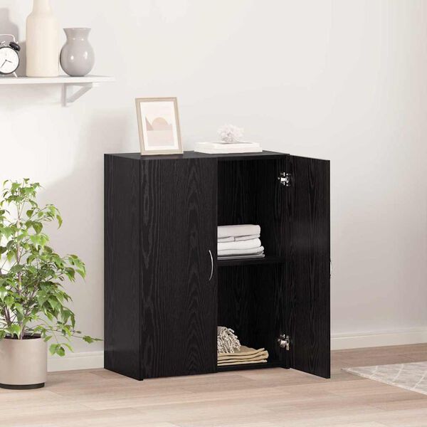 vidaXL Cabinet de Bureau avec porte Ch&ecirc;ne artisanal 70 x 32 x 77.5 cm