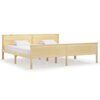 vidaXL Cadre de lit sans matelas bois massif de pin 200x200 cm