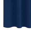 vidaXL Rideaux occultants avec anneaux 2 pcs Bleu fonc&eacute; 140 x 140 cm