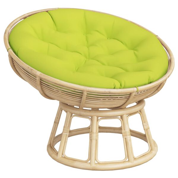 vidaXL Coussin rond vert vif &Oslash; 100 x11 cm tissu oxford