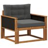 vidaXL Sofa de milieu ext&eacute;rieur Bois d'Acacia Massif Naturel