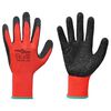 vidaXL Gants de Travail 24 pcs Rouge et Noir 11 / XXL