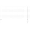 vidaXL Clôture avec poteau Argenté 1 x 10 m Acier