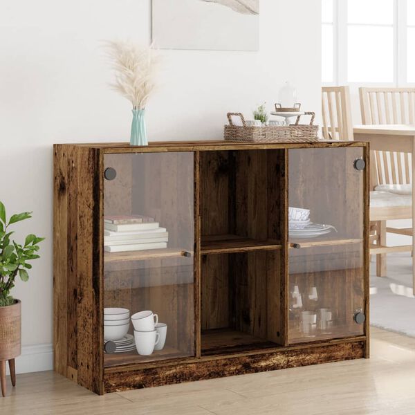 vidaXL Buffet vieux bois 102x37x75,5 cm bois d'ing&eacute;nierie