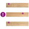 vidaXL Appuis de fen&ecirc;tre 2 pcs non trait&eacute; 100x20x2cm bois ch&ecirc;ne massif