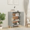 vidaXL Buffet Gris b&eacute;ton 70x34x90 cm Bois d'ing&eacute;nierie