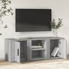 vidaXL Meuble TV Sonoma gris 100x31,5x35 cm Bois d'ing&eacute;nierie