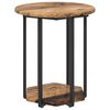 vidaXL Ensemble de tables d'appoint 2 pcs Bois ancien et noir