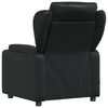 vidaXL Fauteuil de massage inclinable Noir Similicuir