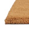 vidaXL Tapis de porte naturel 65x100 cm fibre de coco touffet&eacute;