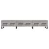 vidaXL Meuble TV sonoma gris 150x36x30 cm bois d'ingénierie