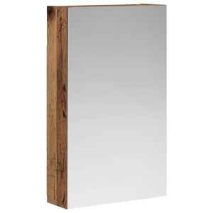 vidaXL Armoire Miroir de Salle de Bain Bois ancien 30 x 10,5 x 50 cm