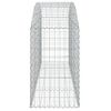 vidaXL Panier de gabions arqué 200x50x80/100 cm Fer galvanisé
