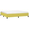 vidaXL Cadre de lit sans matelas vert 200x200 cm tissu