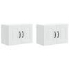 vidaXL Panneau de lave-vaisselle Kalmar 2 pcs Blanc 60 x 31 x 40 cm