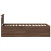 vidaXL Cadre de lit Ch&ecirc;ne brun 90 x 190 cm Bois d'ing&eacute;nierie