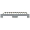vidaXL Lit de jour avec gigogne sans matelas gris clair 100x200 cm