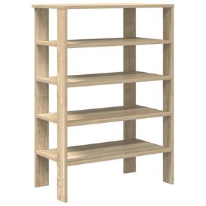 vidaXL &Eacute;tag&egrave;re &agrave; chaussures ch&ecirc;ne sonoma 61x32x87,5 cm bois ing&eacute;nierie