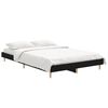 vidaXL Cadre de lit sans matelas noir 120x190 cm bois d'ing&eacute;nierie