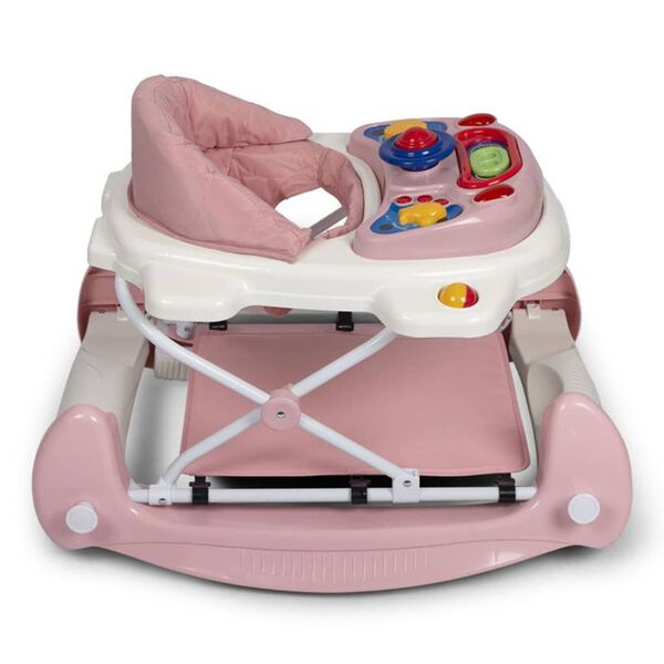 Baninni Trotteur b&eacute;b&eacute; 2 en 1 Classic Rose pastel