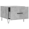 vidaXL Tables basses 2 pcs gris béton 50x50x40 cm bois d'ingénierie