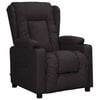 vidaXL Fauteuil Noir Similicuir