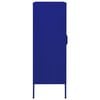 vidaXL Armoire de rangement Bleu marine 80x35x101,5 cm Acier