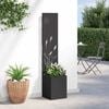 vidaXL &Eacute;cran de confidentialit&eacute; de jardin Fretwork Noir 32 x 150 cm