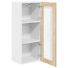 vidaXL Armoire suspendue avec stockage Ch&ecirc;ne Sonoma 40 x 31 x 100 cm