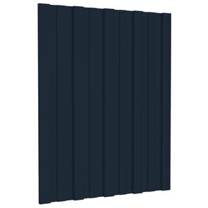 vidaXL Panneau de toiture 12 pi&egrave;ces Anthracite 60 x 45 cm