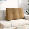 vidaXL Coussin de Dos Marron 80 x 24 x 50 cm Velours
