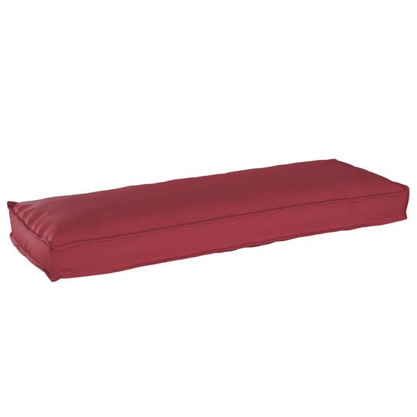 vidaXL Coussin Bordeaux 120 x 40 x 8 cm Tissu Oxford