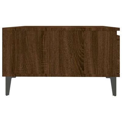 vidaXL Table basse chêne marron 90x60x35 cm bois d'ingénierie