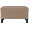 vidaXL Repose-pied Cappuccino 70x55x41 cm Similicuir