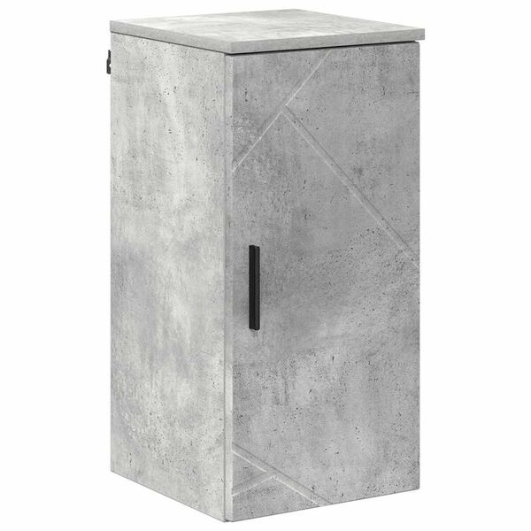 vidaXL Cabinet de salle de bain Gris b&eacute;ton 30 x 31,5 x 61 cm
